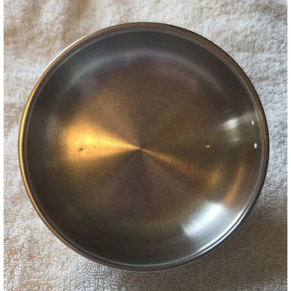 Universal Unbranded 5 5/8 in Stainless Steel Replacement Pot Lid Domed Vented